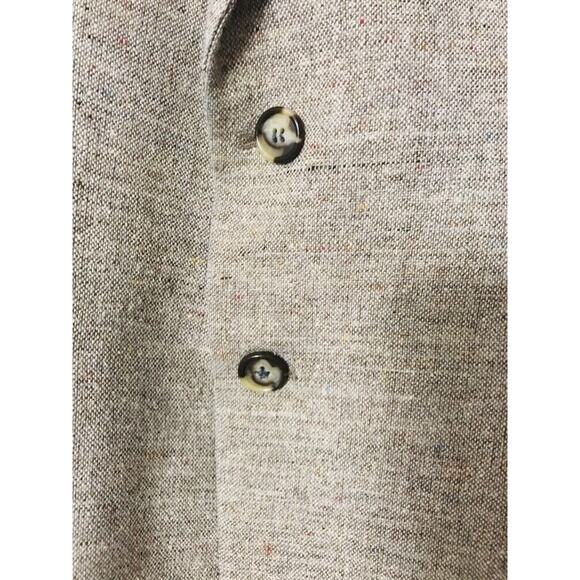 Men's KUPP Kuppenheimer Brown Tweed Sport Coat Jacket Size 32 Length - Picture 9 of 11